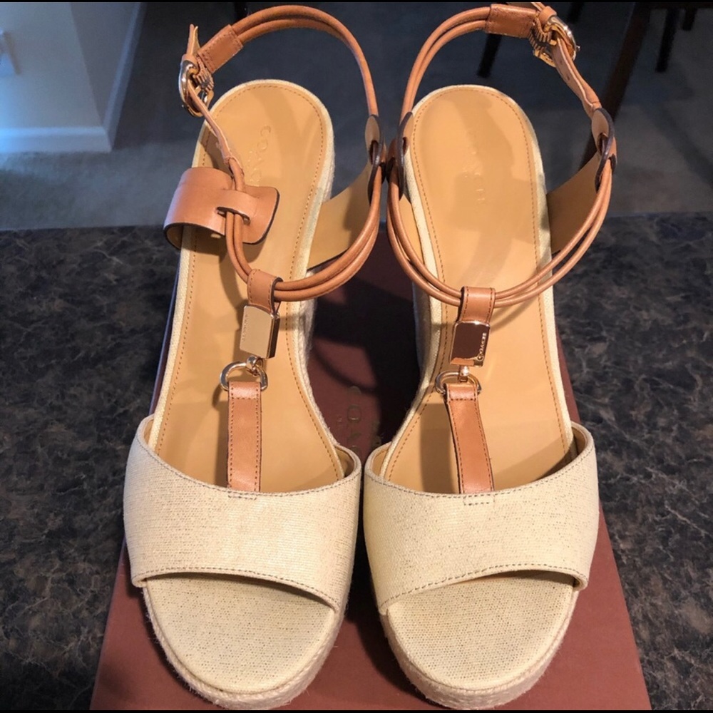 Coach Wedge Sandals